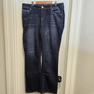 NWOT Size 10 Maurices Darkwash Bootcut Jeans Classic Fit